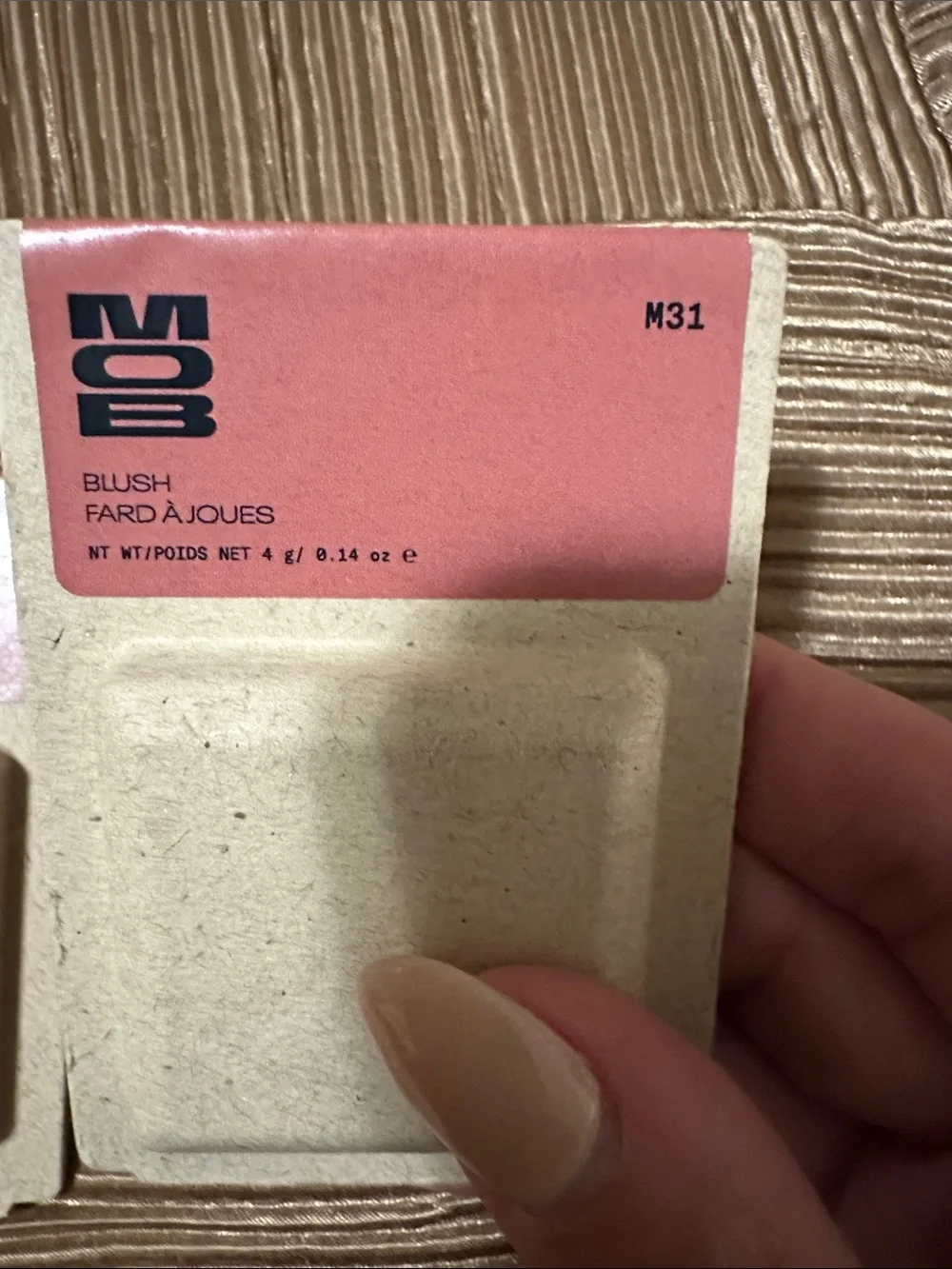 MOB Blush Refill Pans — M19 & M31 Soft Pink Duo
